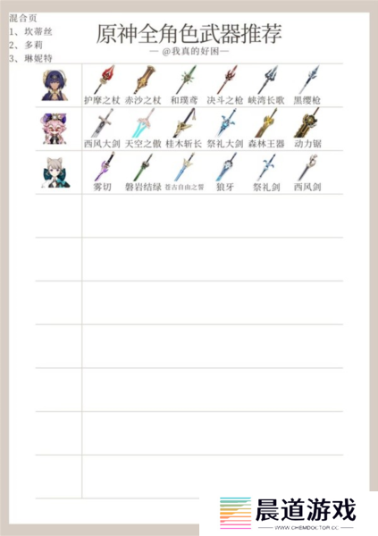 原神4.5版本全角色16