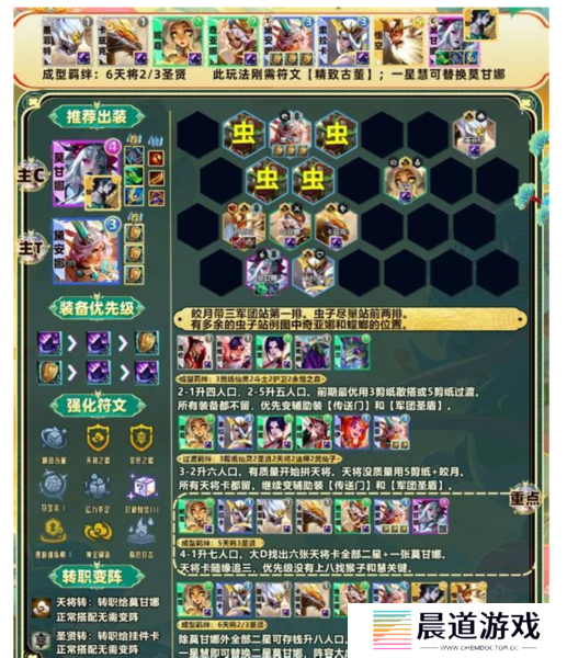 云顶之弈天将虫子阵容搭配2