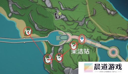 原神泡泡桔采集路线一览10