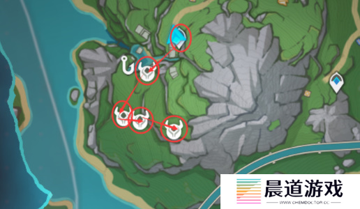 原神泡泡桔采集路线一览14