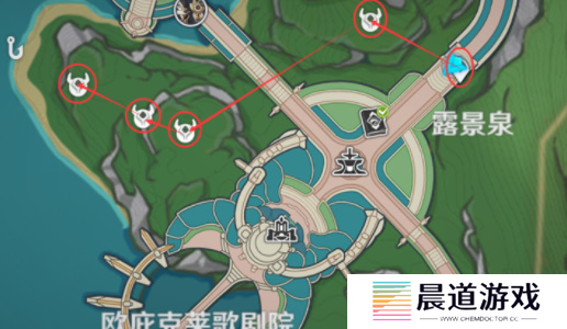 原神泡泡桔采集路线一览11