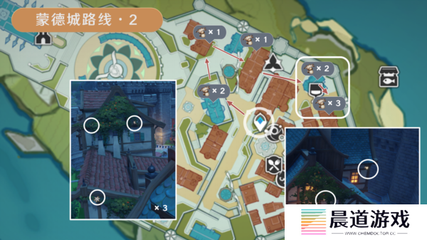 原神慕风蘑菇分布图采集路线5