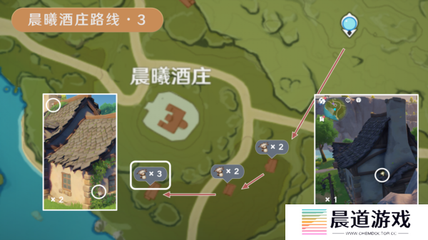 原神慕风蘑菇分布图采集路线21