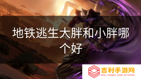 地铁逃生大胖和小胖哪个好