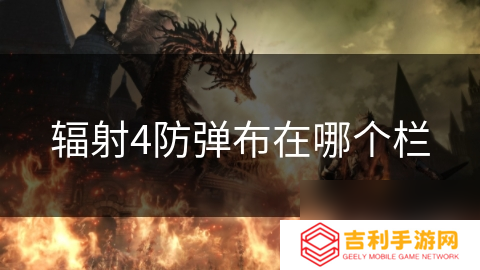 辐射4防弹布在哪个栏