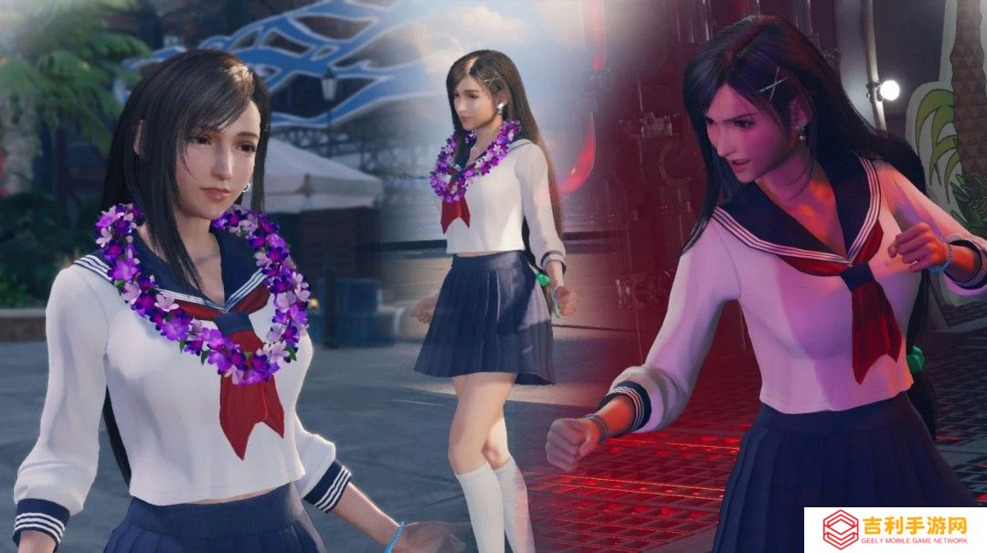 《最终幻想7：重生》新服装Mod 蒂法穿高中校服清纯