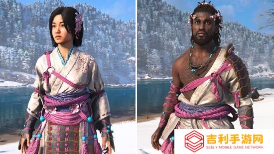 《刺客信条：影》奈绪江/弥助樱花服装展示